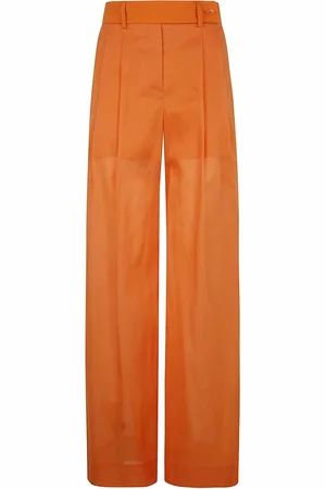 Alberta Ferretti Pantaloni di mussola organo