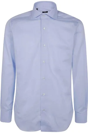 BARBA Camicia classica di microperatino