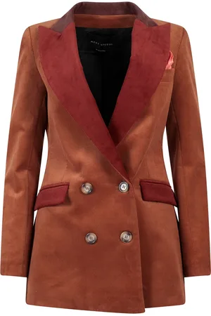 HEBE STUDIO Blazer in velluto a coste