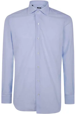 BARBA Camicia classica a trama a nido d