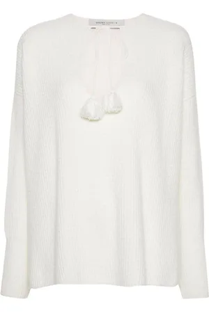 Golden Goose Maglione lavorato a coste con dettagli nappe