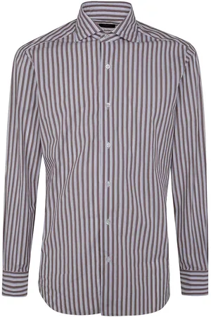 BARBA Camicia classica a doppia strisce