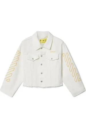 OFF-WHITE Giacca di denim diag bookish