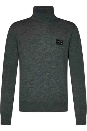 Dolce & Gabbana Icona Virgin Wool Turtleneck Swater