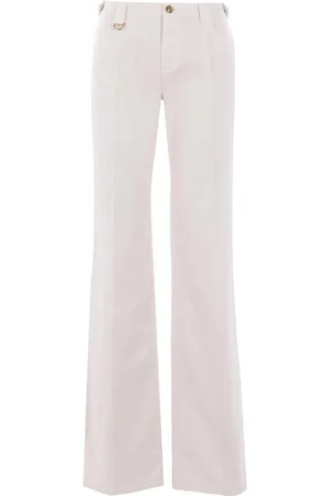 Chloé Pantaloni di cotone dritti
