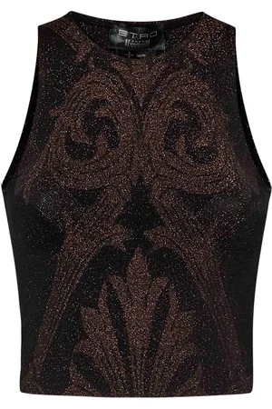 Wolford Top crop scuro e senza maniche