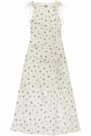 Ganni Vestito Con Stampa A Fiori