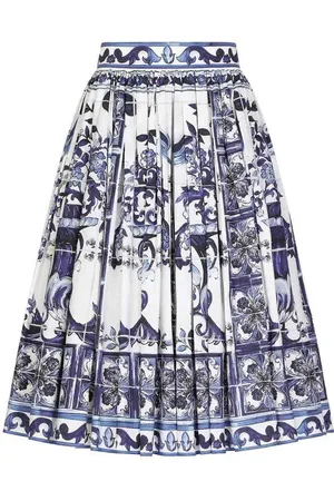 Dolce & Gabbana Gonna stampa maioliche