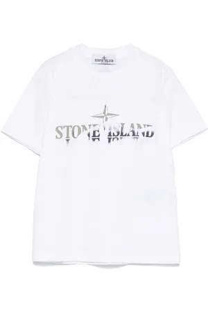 Stone Island T-Shirt Con Stampa