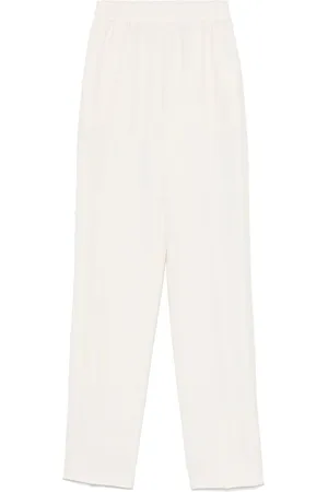 Twin-Set Pantaloni In Crpe Con Ricamo