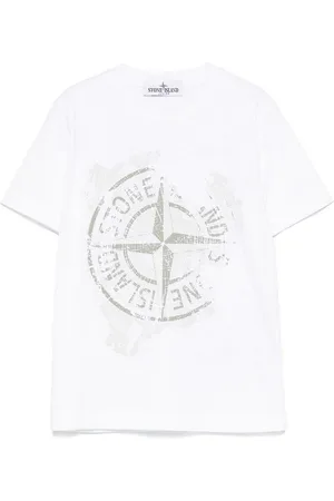Stone Island T-Shirt Con Stampa