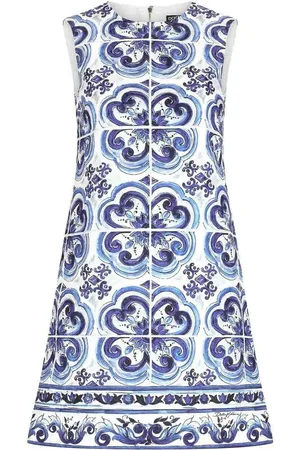 Dolce & Gabbana Abito Stampa Maioliche