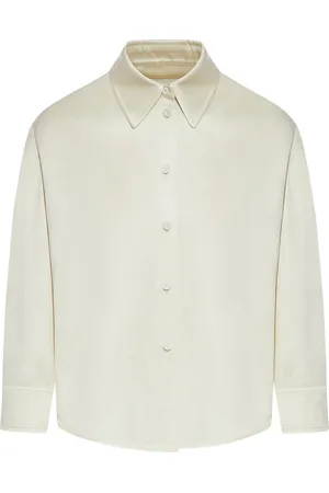 Jil Sander Camicia di rayon di seta e viscosa