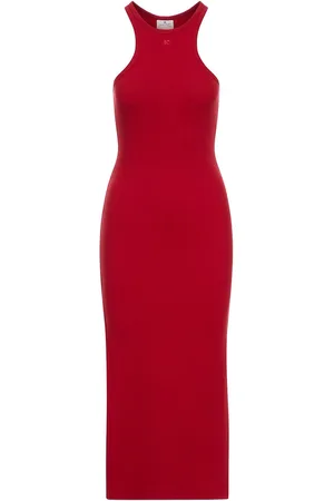 Courrèges Vestito lungo con spacco