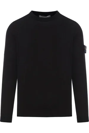 Stone Island Maglione di lana con logo della bussola