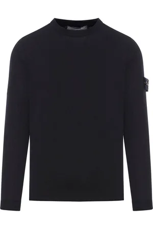 Stone Island Maglione di lana con logo della bussola