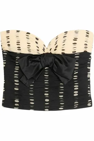 VALENTINO GARAVANI Top chiffon con stampa plusdepois