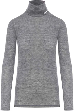 Jil Sander Top a manica lunga con scollatura a imbuto