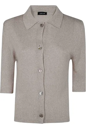 ANNECLAIRE Cardigan a collo di camicia