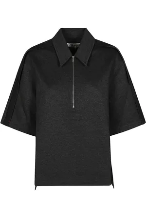 Victoria Beckham Polo con dettagli zip