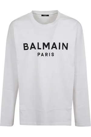 Balmain T-shirt con stampa Ls