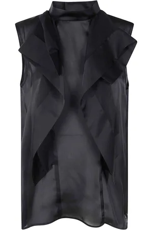 SACAI Pullover in chiffon raso x