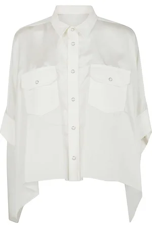 SACAI Camicia stampata in denim