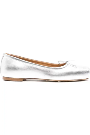 Aeyde Ballerine Gabriella laminato in pelle
