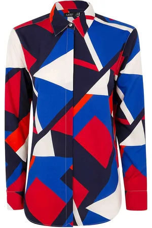 Ralph Lauren Shirt anteriore a maniche lunghe kristy