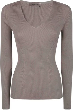 GENTRYPORTOFINO Maglione a maglia v collo