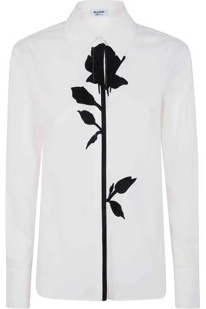 Blugirl Camicia ricamata popeline regolare ECS