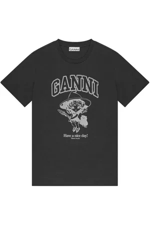 Ganni T-shirt di cotone