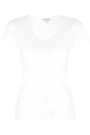 James Perse Casual T con rilegatura inversa