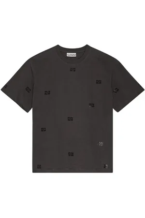 Ganni T-shirt con strass
