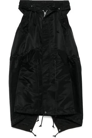 SACAI Giubbotto con cappuccio in twill in nylon
