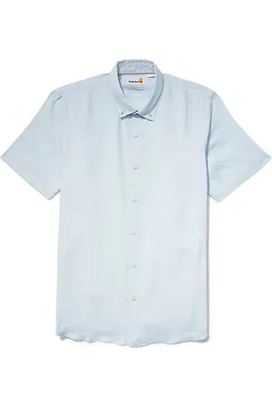 Timberland Camicia azzurra con maniche corte