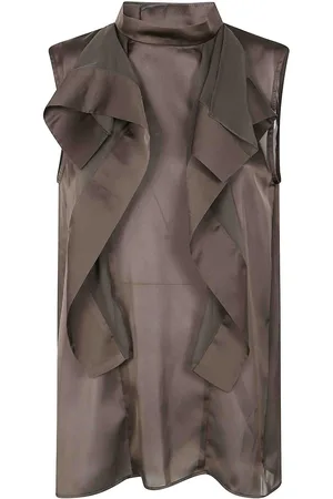SACAI Pullover in chiffon raso x