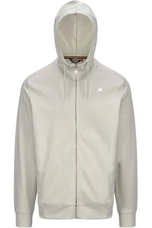 K-Way Felpa in cotone con cappuccio