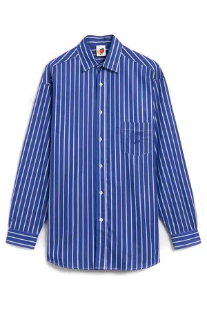 Sky High Farm Camicia unisex a strisce