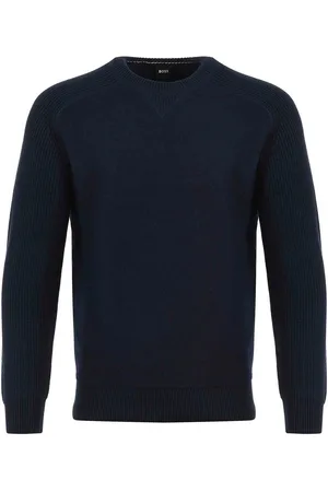 HUGO BOSS Maglione in filato di cotone grosso