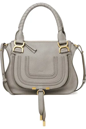 Chloé Borsa in pelle granatacon dettaglio manico