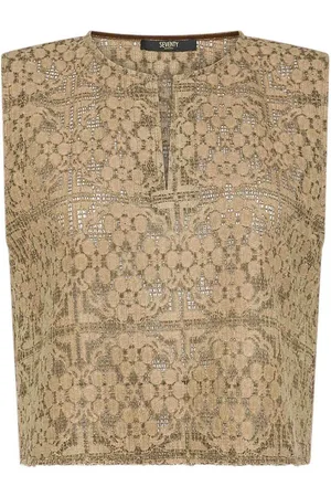 SEVENTY BY SERGIO TEGON Top in pizzo
