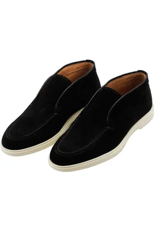 santoni Mocassini in camoscio