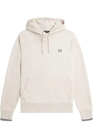 Fred Perry Felpa in cotone con cappuccio