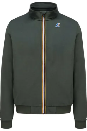 K-Way Felpa in cotone con cappuccio