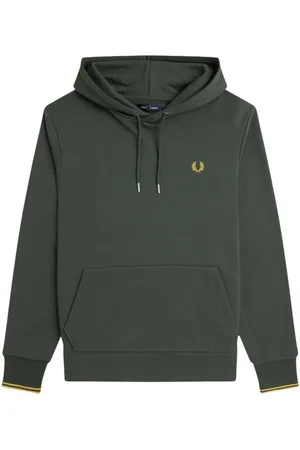 Fred Perry Felpa in cotone con cappuccio