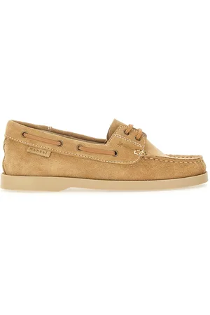 MANEBI Moccasina in barca in pelle