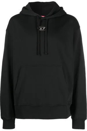 Diesel Felpa con cappuccio con placca logo