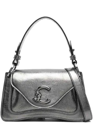 Coccinelle Mini Borsa In Pelle Con Placca Logata