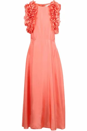 Essentiel Antwerp Abito Midi Con Volant